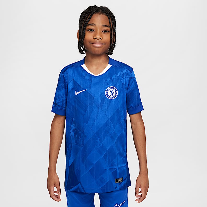 Chelsea F.C. 2025/26 Match Home Older Kids' Nike Dri-FIT ADV